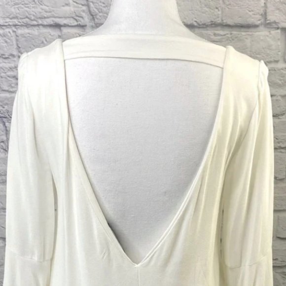 Lulus Women’s Something Magical White Long Sleeve Shift Dress - Picture 5 of 5